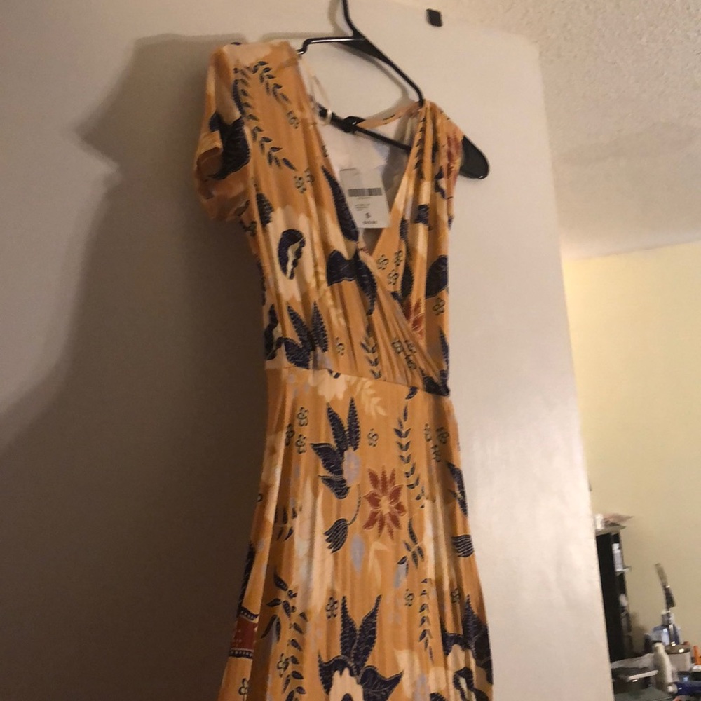 Peach maxi dress